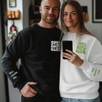 Henkilökohtainen kirjailtu Cool Moms Dads 100% puuvillaa Unisex huppari Kid nimet Äitienpäivä Isänpäivä Baby ilmoitus lahja vanhemmille