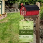 Personalised St. Patrick's Day Irish Clover Four Leaf Garden Flag with Text St. Patrick's Day Gift for Family