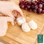 Personalized Family Home FSC Bamboo Engraved Name and Text Charcuterie Cutting Board with Juice Groove Housewarming Anniversary Gift for Family