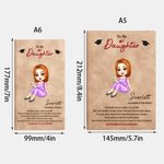 Personalisierte Cartoon Graduation Charakter A5 A6 Notebook mit Namen und Text Graduation Geburtstag Geschenk für Frauen Absolventen