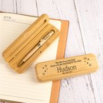 Personalised The Sky Is Not The Limit Stars Pen Set with Engraved Name and Text Birthday Anniversary Graduation Gift for Graduate