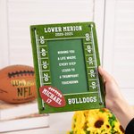 Personalized Football Player Photo Frame with Name and Text Graduation Retired Gift for Football Player Graduate