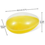 Personalisiertes Hasenohren Befüllbares Großes Osterei mit Namen Osterkorb Geburtstag Ostern Party Geschenk für Jungen Mädchen