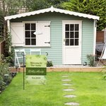 Personalised St. Patrick's Day Irish Clover Four Leaf Garden Flag with Text St. Patrick's Day Gift for Family