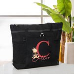 Personalized Classic Winnie the Pooh Tote Bag with Mesh Name and Pocketsand Graduation Birthday Gift for Graduates