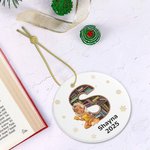 Personnalisé Cartoon Character Bookshelf Snowflakes Reading Girl Ornament with Name Tree Decor Christmas Gift for Her