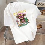 Personlig 100 dagar Highland Cow T-shirt Sweatshirt Hoodie med namn Lärares dag Tillbaka till skolan Present till lärare