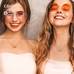 Personalisierte 3D Blase griechischen Buchstaben Halskette Schmuck Bid Day Schwesternschaft Geburtstag Geschenk für Schwestern Freunde | Callie × Affinity Licensing