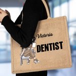 Personalisierte medizinische Cartoon-Charakter große Tragetasche mit Namen Geburtstag Anerkennung Krankenschwestern Woche Geschenk für Krankenschwester Arzt