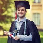 Personalized Graduation Ribbon Lace Braided Necklace with Graduation Cap Decoration