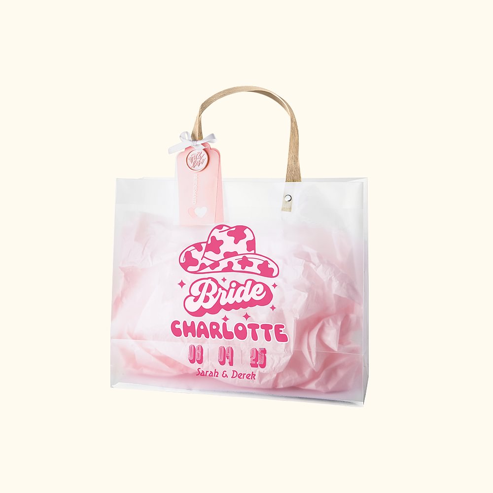 Sac de cadeau de mariage rétro Disco personnalisé Sac de cadeau de remerciement Douche de mariage Fête d'enterrement de vie de jeune fille Cadeau de mariage d'enterrement de vie de jeune fille