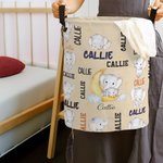 Personalisierte niedlichen Elefanten großen Spielzeug-Wäschekorb mit Griff wasserdicht Kinderzimmer Dekoration Housewarming Geschenk für Kinder