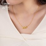 Personalisierte 3D Blase griechischen Buchstaben Halskette Schmuck Bid Day Schwesternschaft Geburtstag Geschenk für Schwestern Freunde | Callie × Affinity Licensing