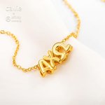 Personalisierte 3D Blase griechischen Buchstaben Halskette Schmuck Bid Day Schwesternschaft Geburtstag Geschenk für Schwestern Freunde | Callie × Affinity Licensing