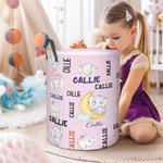 Personalisierte niedlichen Elefanten großen Spielzeug-Wäschekorb mit Griff wasserdicht Kinderzimmer Dekoration Housewarming Geschenk für Kinder