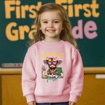 Personalizada Coquette Lazo Highland Vaca 100% Algodón Niño Camiseta Sudadera Sudadera con Capucha con Nombre Vuelta al Cole Regalo de Cumpleaños para Niños