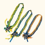 Personalized Graduation Ribbon Lace Braided Necklace with Graduation Cap Decoration