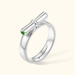 Anello di laurea inciso personalizzato Anello universitario Anello di classe Anello di laurea con testo Pietra di nascita per regalo di laurea