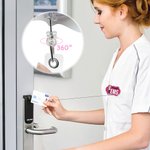 Personalized Cartoon Character Irregular Retractable Name ID Card Badge Reel with Title Birthday Appreciation Gift for Nurse Doctor Medical Staff