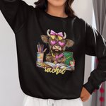 Personlig 100 dagar Highland Cow T-shirt Sweatshirt Hoodie med namn Lärares dag Tillbaka till skolan Present till lärare