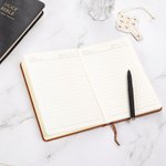 Personalised Chaos Coordinator Cartoon Character A5 Leather Cover Notebook with Name Recording Accessories Birthday Gift for Students Office Workers