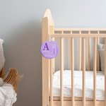 Adorno colgante de cerámica personalizado con foto de bebé y estadísticas de nacimiento Decoración para el hogar Primer regalo de Navidad del Día de la Madre para la nueva mamá Abuelos