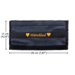 Housse de Muserolle pour Cheval Personnalisée avec Nom Brodé Protège de Licol à Fermeture Crochet et Boucle Cadeau pour Amoureux d'Équitation