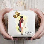 Personalizado Clase de 2025 Graduación Retrato Joyero Regalo de Graduación para Ella