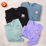 Personalisierte Apfel Herz Süßigkeiten Form tägliche Motivation T-Shirt Sweatshirt mit Namen Wertschätzung Lehrer Tag Geschenk für Lehrer Schule Personal