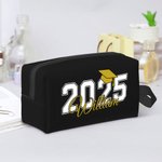 Personalisierte Graduierung Hut große Kapazität Kulturtasche mit Jahr und bunten Namen Reisezubehör Klasse von 2025 Geschenk für Männer