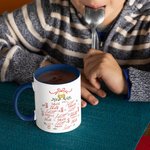 Personalised Christmas Word Cloud 11oz Mug with Name and Text Christmas for Family Friend