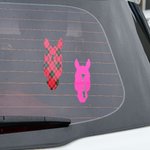 Personalised Multicolour Horse Silhouette Birthmark Photo Weatherproof Decal Sticker Birthday Car Window Laptop Decor Gift for Horse Lover Car Owner