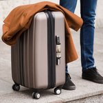 Personalisierte Reise Wahrzeichen Gepäck Griff Wrap mit Namen Set von 2 Reise-Accessoires Weihnachtsgeschenk für Reiseliebhaber