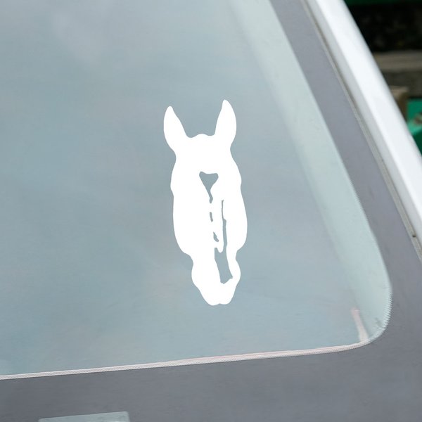 Personalized Multicolour Horse Silhouette Birthmark Photo Weatherproof Decal Sticker Birthday Car Window Laptop Decor Gift for Horse Lover Car Owner