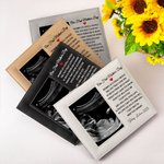 Personalised Our First Mother's Day Leather Photo Frame with Text and Folding Stand Memorial Mother's Day Gift for New Mother