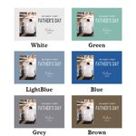 Personalized My Daddy's First Father's Day Photo Frame with Text Father's Day Birthday Gift for Father Grandpa