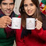 Personalised Christmas Word Cloud 11oz Mug with Name and Text Christmas for Family Friend