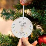 Personalized Happy First Mother's Day Cute Animal Ceramic Ornament with Name and Year Mother's Day Gift for Woman