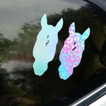 Personalised Multicolour Horse Silhouette Birthmark Photo Weatherproof Decal Sticker Birthday Car Window Laptop Decor Gift for Horse Lover Car Owner
