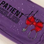 Personalized Bow Stethoscope Name Waterproof Crossbody Waist Bag with Adjustable Strap Graduation Gift for Medical Student Staff