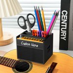 Imprimé 3D personnalisé Modèle d'amplificateur de guitare Support de pics de guitare Support de fléchettes avec nom Cadeau d'anniversaire pour les joueurs de guitare Amoureux des fléchettes