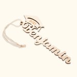 Wood Graduation Decoration Name Tag