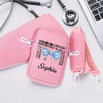 Personalisierte Bogen Stethoskop Name Wasserflasche Carrier Tasche Zubehör für 40 oz Stanley Anerkennung Graduierung Geschenk für medizinische Studenten Personal