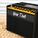 Imprimé 3D personnalisé Modèle d'amplificateur de guitare Support de pics de guitare Support de fléchettes avec nom Cadeau d'anniversaire pour les joueurs de guitare Amoureux des fléchettes