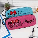 Personalisierte Coquette Bogen Name Zippered Stethoskop Tragetasche mit Mesh-Tasche Anerkennung Geburtstagsgeschenk für Krankenschwester Arzt medizinisches Personal