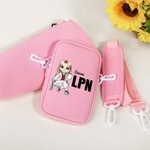 Personalisierte Cartoon medizinischen Charakter Name Wasserflasche Tragetasche mit abnehmbaren Beutel und verstellbaren Riemen Anerkennung Geschenk für Krankenschwester Arzt