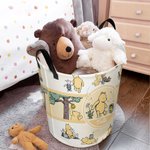 Personalized Classic Winnie the Pooh Collapsible Waterproof Laundry Storage Basket with Name and Handle Birthday Gift for Boys Girls
