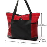 Personalizzato carino fiocco vetro filato palla grande Oxford Tote Bag con nome e tasche in rete viaggio essenziale regalo di compleanno per gli amanti dell'uncinetto