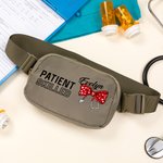 Personalized Bow Stethoscope Name Waterproof Crossbody Waist Bag with Adjustable Strap Graduation Gift for Medical Student Staff