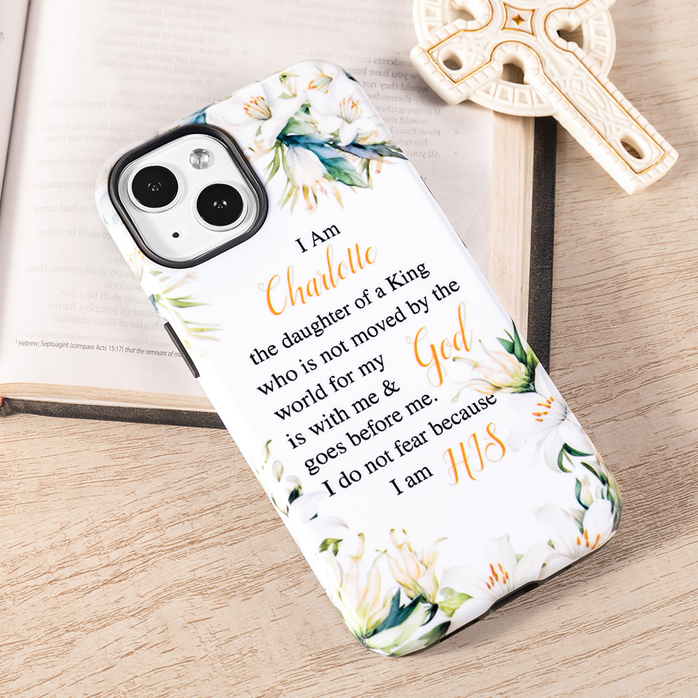 Coque IPhone Personnalisable Avec Prénom Et Motifs Fleuris - Silicone Transparent Pour IPhone 11 à 16